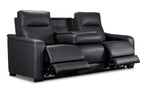In Harmony - Zeppelin Power Reclining Sofa - Dark Grey