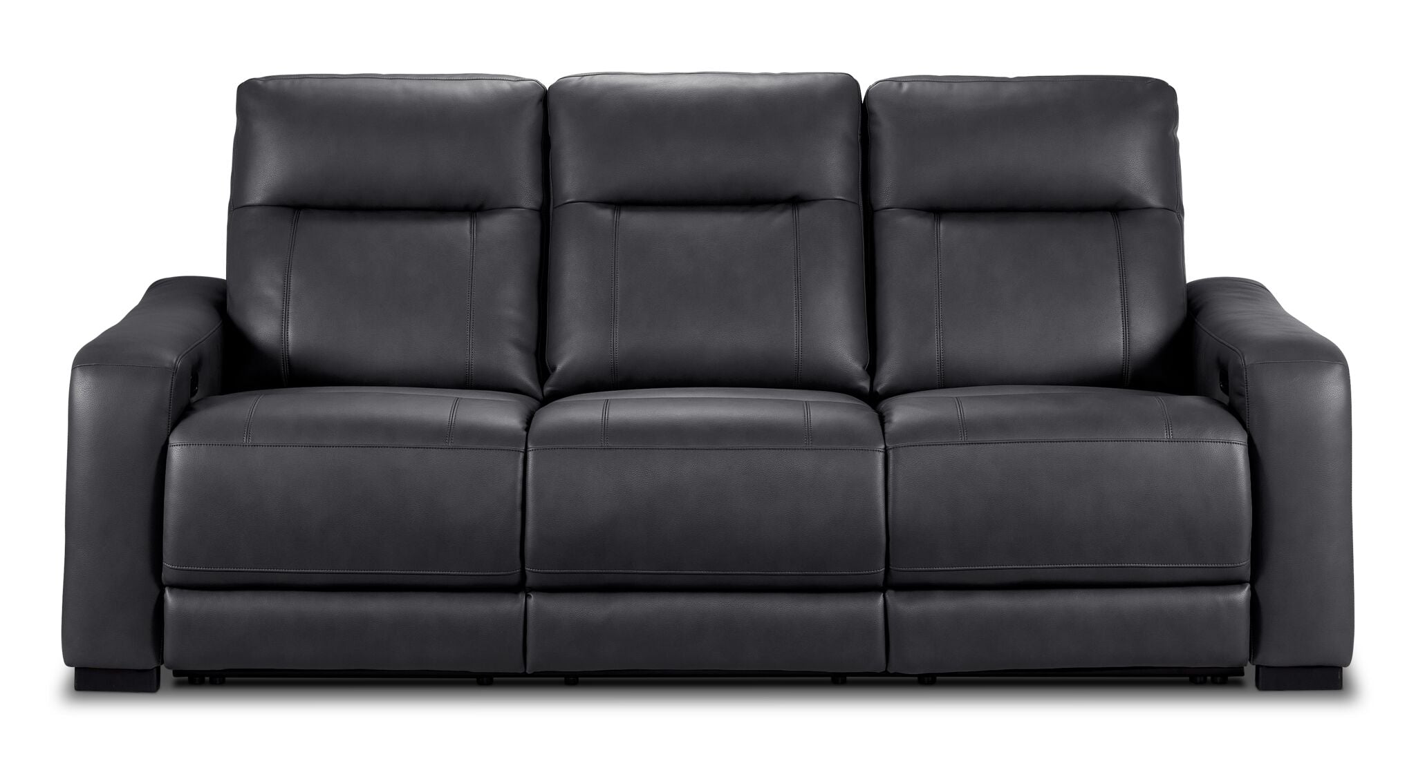 In Harmony - Zeppelin Power Reclining Sofa - Dark Grey | Leon's