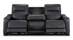 In Harmony - Zeppelin Power Reclining Sofa - Dark Grey