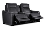 In Harmony - Zeppelin Power Reclining Loveseat - Dark Grey