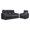 In Harmony - Zeppelin Power Reclining Sofa and Recliner Set- Dark Grey