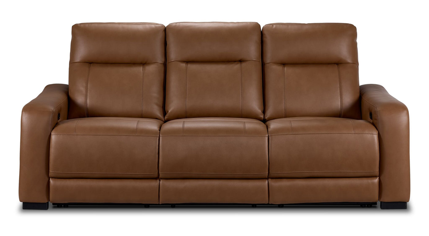 Zeppelin Power Reclining Sofa - Tan