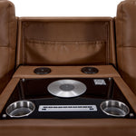 In Harmony - Zeppelin Power Reclining Sofa - Tan