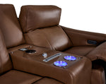 In Harmony - Zeppelin Power Reclining Loveseat - Tan