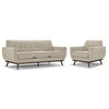 Ziva Sofa and Chair Set - Beige