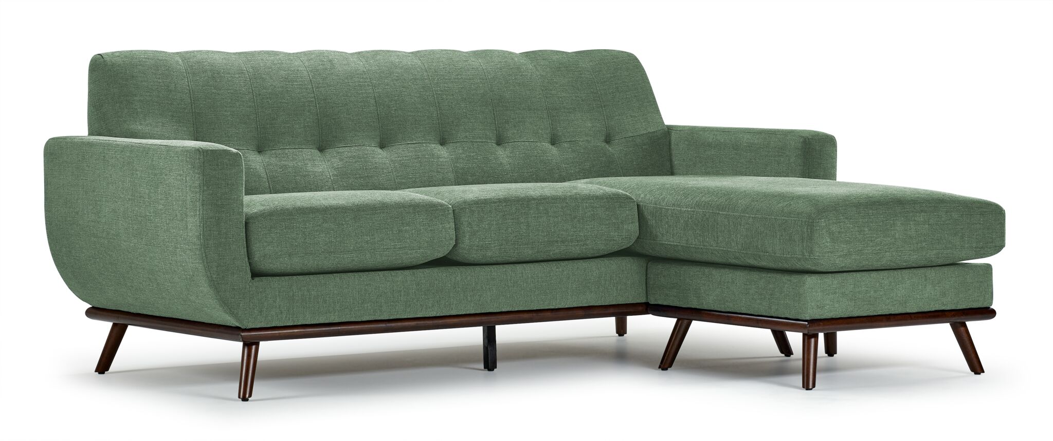 Ziva Chaise Sofa - Green