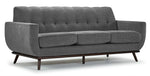 Ziva Sofa and Loveseat Set - Grey