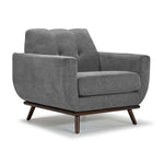 Ziva Sofa and Chair Set - Grey