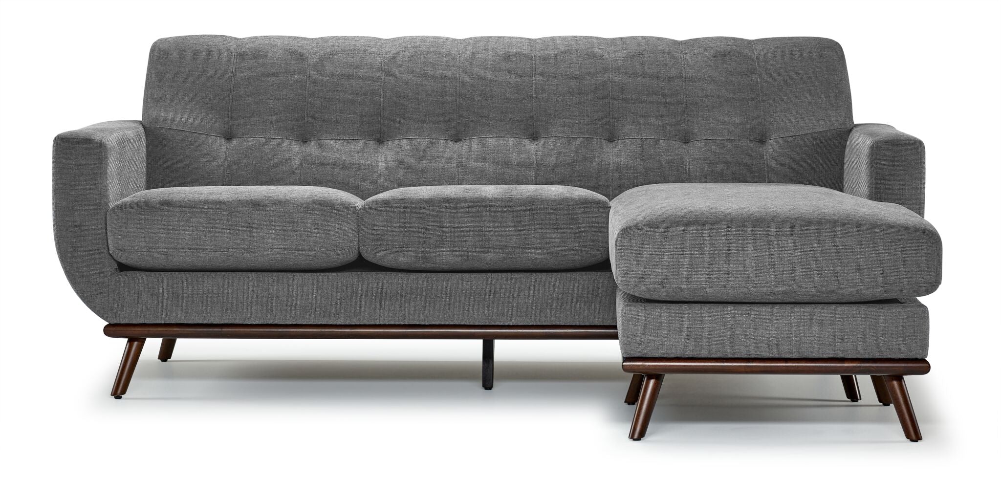 Ziva Chaise Sofa - Grey | Leon's