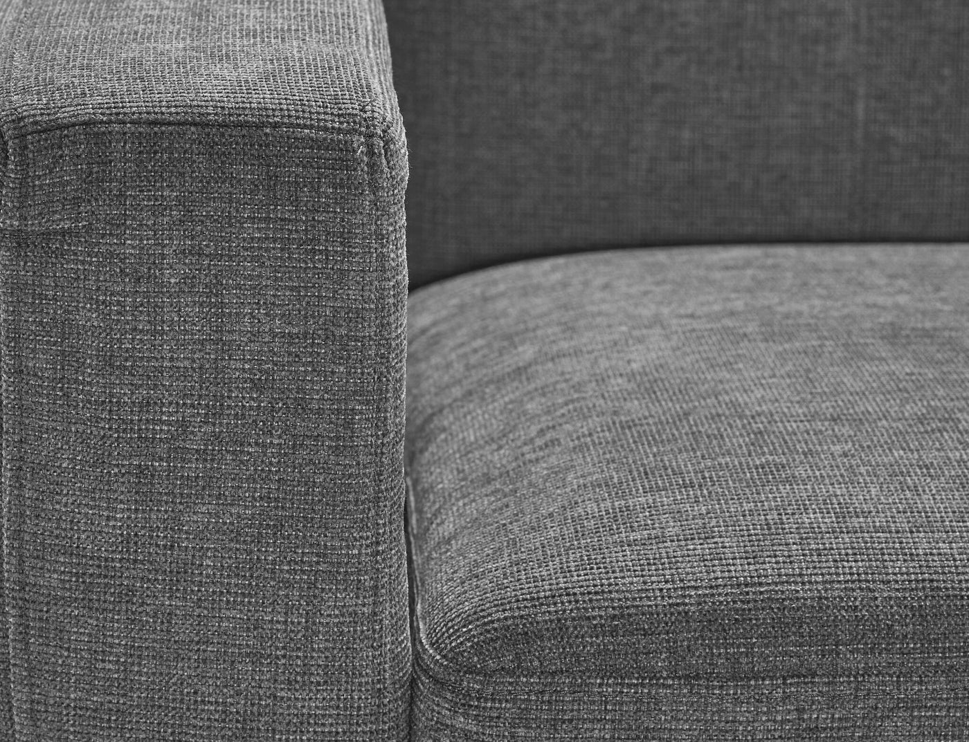 Ziva Chaise Sofa - Grey