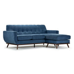 Ziva Chaise Sofa - Blue