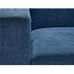Ziva Chaise Sofa - Blue