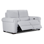 Zoey Power Reclining Loveseat - Snow