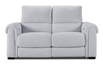 Zoey Power Reclining Loveseat - Snow