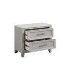 Silverwood Night Table - Mist Grey