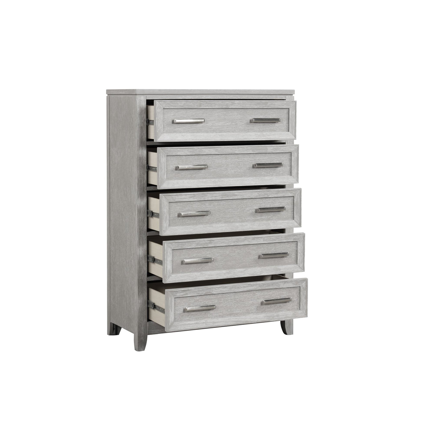 Silverstone 5-Drawer Chest - Mist Grey