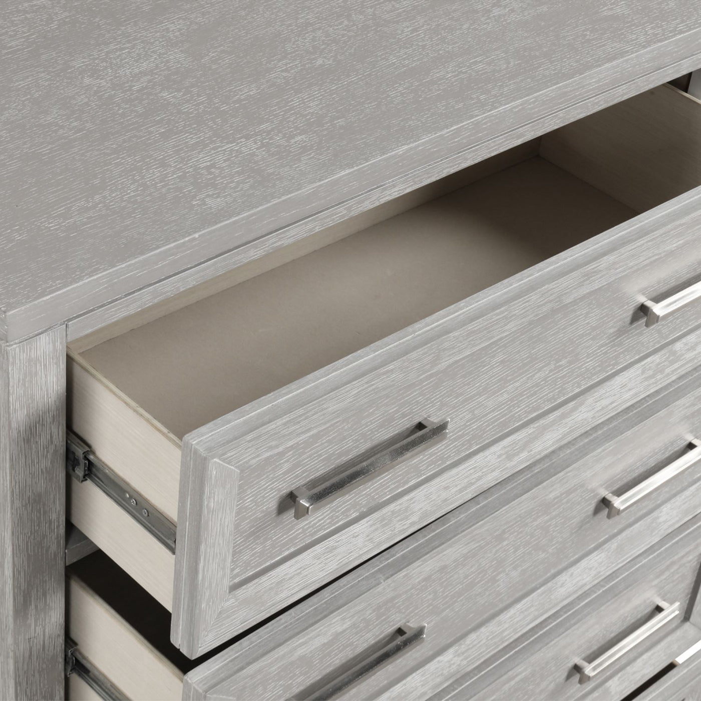 Silverstone 5-Drawer Chest - Mist Grey