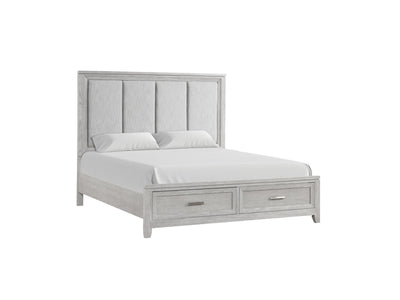 Silverwood 3-Piece King Storage Bed - Mist Grey