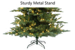 Lindenn 7ft Life-like Frasier Fir Pre-lit Christmas Tree - Warm White