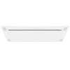VICTORY Matte White 600 CFM Flush Ceiling Range Hood - Sunset-WH