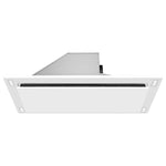 VICTORY Matte White 600 CFM Flush Ceiling Range Hood - Sunset-WH