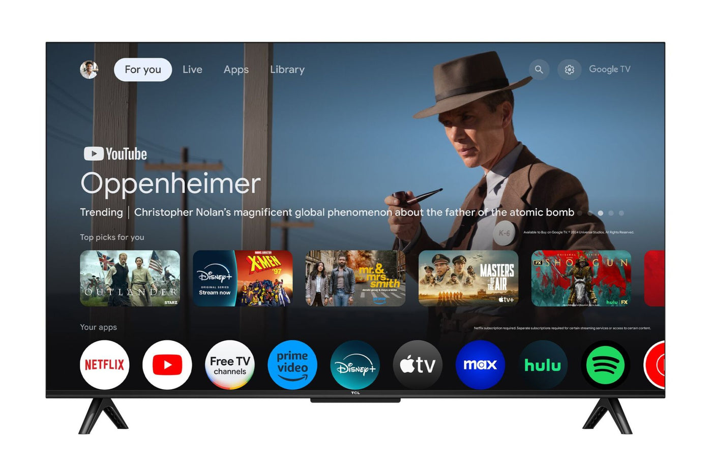 TCL 50" S45K Series 4K UHD HDR LED Smart TV with Google TV – 50S45K