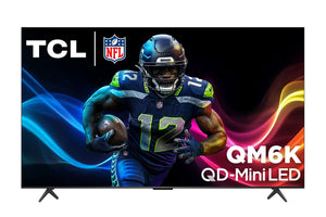TCL 65" QM6K Series 4K UHD HDR QD-Mini LED Smart TV with Google TV – 65QM6K