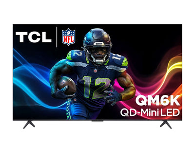 TCL 75" QM6K Series 4K UHD HDR QD-Mini LED Smart TV with Google TV – 75QM6K