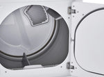 LG White Rear Control Energy Star Dryer with Sensor Dry (7.3 Cu. Ft) - DLE6100W