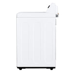 LG White Top Load Washer with Agitator and SlamProof® Glass Lid (4.8 Cu. Ft) -WT6105CW