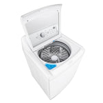 LG White Top Load Agitator Washer with 6Motion™ Technology (5.6 Cu. Ft) - WT7155CW