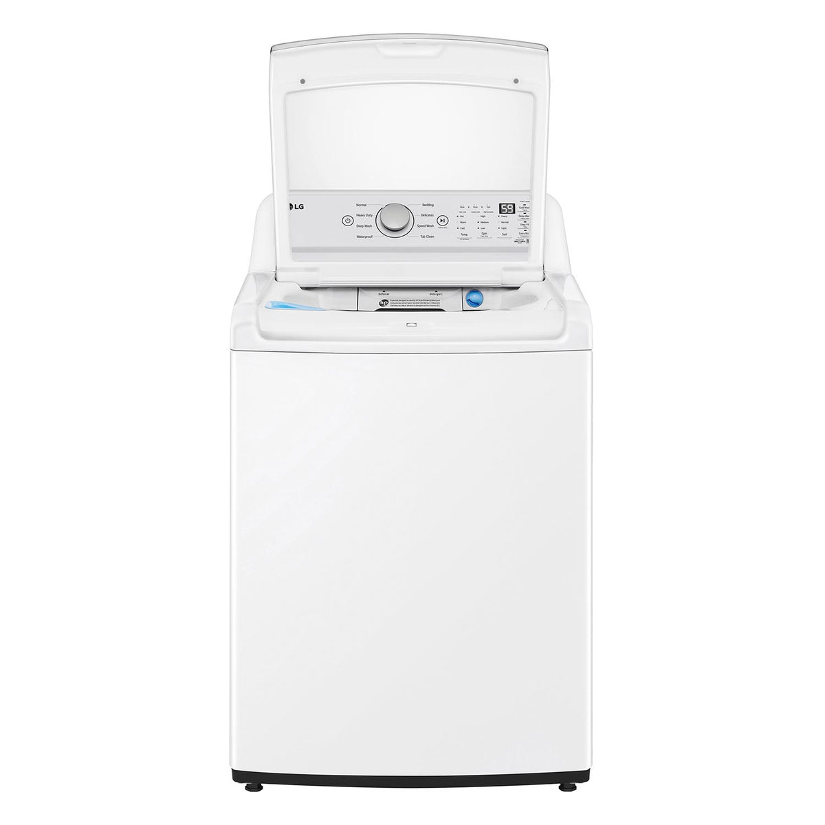 LG White Top Load Agitator Washer with 6Motion™ Technology (5.6 Cu. Ft) WT7155CW Leon's
