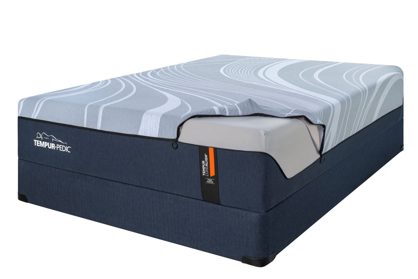 Tempur-Pedic LuxeAlign® 2.0 Firm 13" Queen Mattress and Boxspring Set