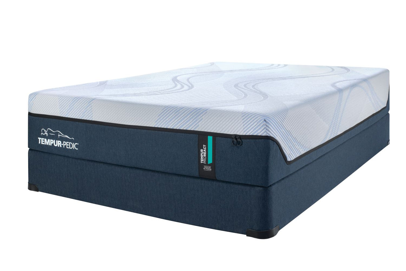 Tempur-Pedic Pro-React 2.0 Medium Queen Mattress and Boxspring Set