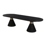 Montangu 120" Rope Dining Table -  Black