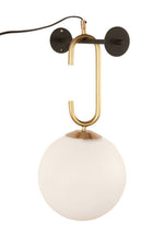 Birt Wall Sconce - Black/Brass/Frosted