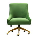 Aries Velvet Accent Chair - Green