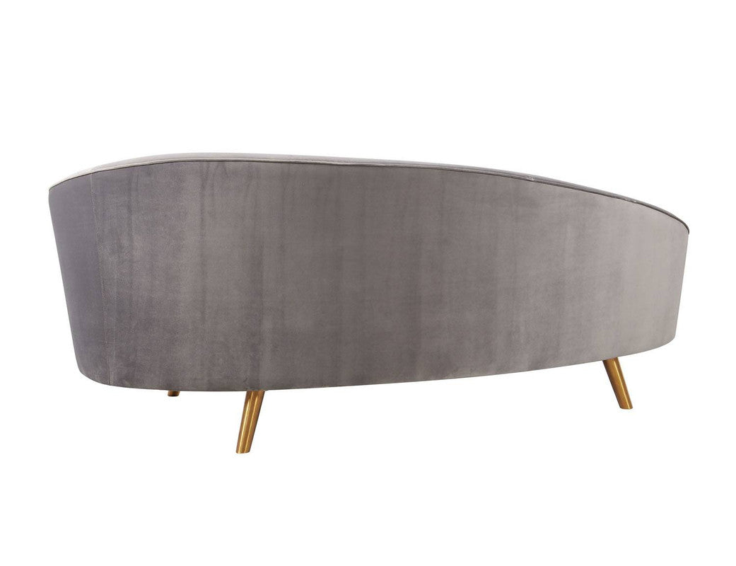 Blinkwater Velvet Sofa - Grey