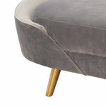 Blinkwater Velvet Sofa - Grey