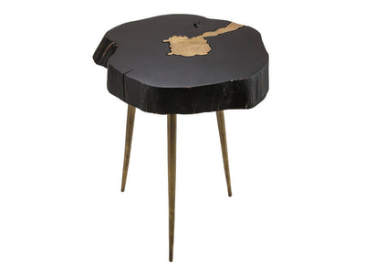 Taaibos Accent Table - Black/Brass