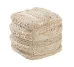 Watervail Textured Pouf