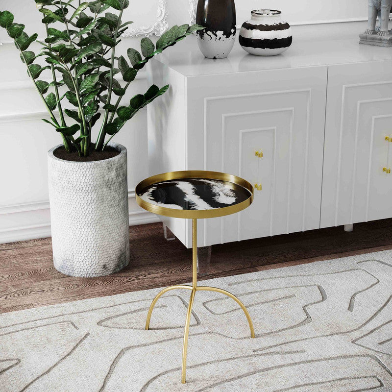 Freesia Side Table - Gold
