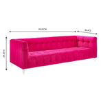 Appolonia Velvet Sofa - Pink