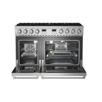 Thor Kitchen Stainless Steel Gas Range - Contemporary Professional (7.6 Cu. Ft.) - ARG48