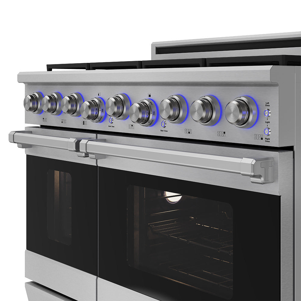 Thor Kitchen Stainless Steel Professional Natural Gas Range ( 7.6 Cu. Ft.) - XRG48E