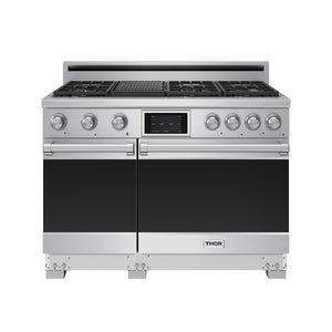 Thor Kitchen Stainless Steel 48" Dual Fuel Range (7.6 cu ft)- XRD48E