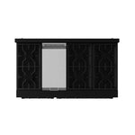 Thor Kitchen Black Stainless Steel Freestanding Professional Double Oven Gas Range|Gordon Ramsay Series (7 cu.ft.) - RSG48EB