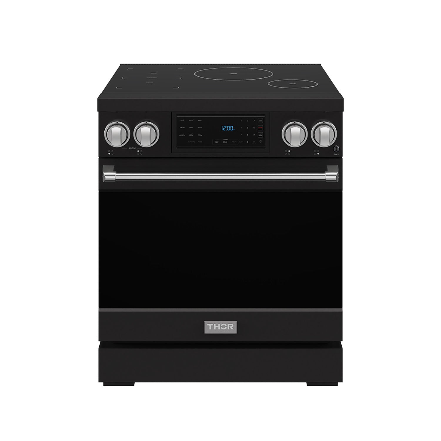 Thor Kitchen Gordon Ramsay Black Stainless Steel 30" Induction Range (4.8 cu ft)- RSI30B