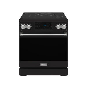 Thor Kitchen Gordon Ramsay Black Stainless Steel 30" Induction Range (4.8 cu ft)- RSI30B
