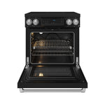 Thor Kitchen Gordon Ramsay Black Stainless Steel 30" Induction Range (4.8 cu ft)- RSI30B